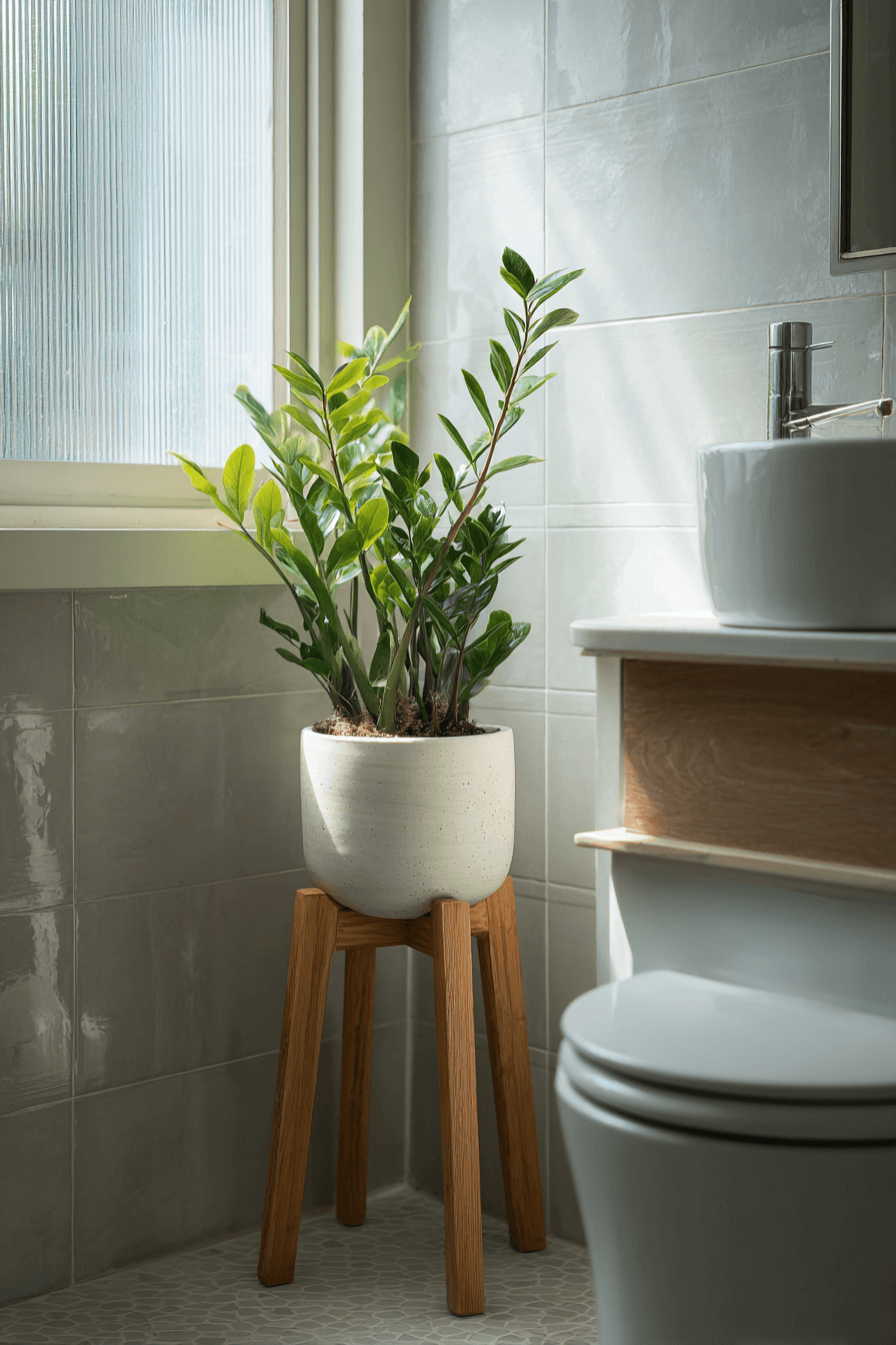 27 Cozy Bathroom Plant Decor Ideas