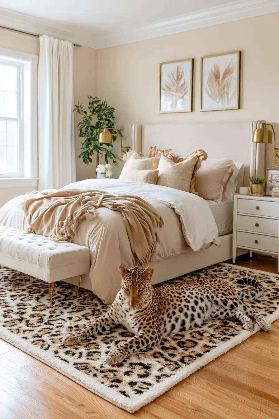 27 Glam Leopard Print Bedroom Ideas For A Fierce Pretty Space