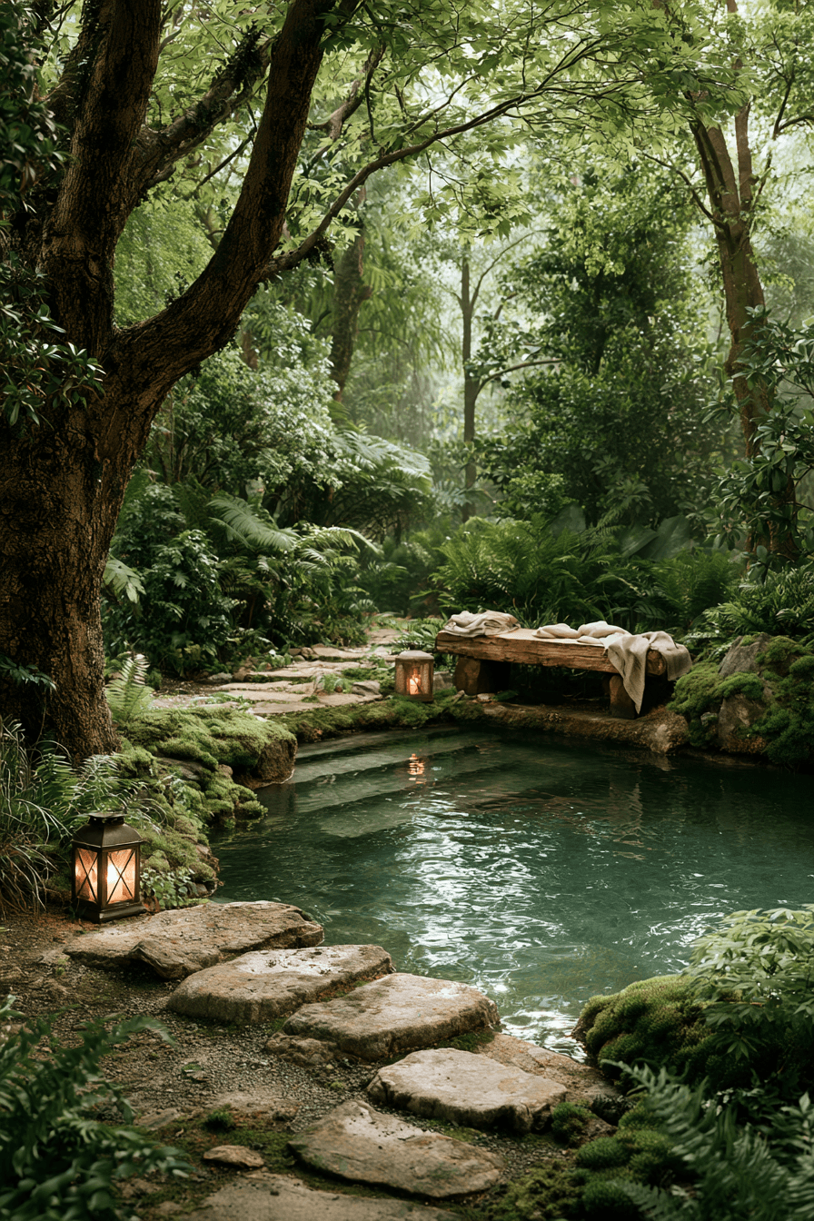 27 Cozy Natural Swimming Pool Designs for a Relaxing Garden Escape