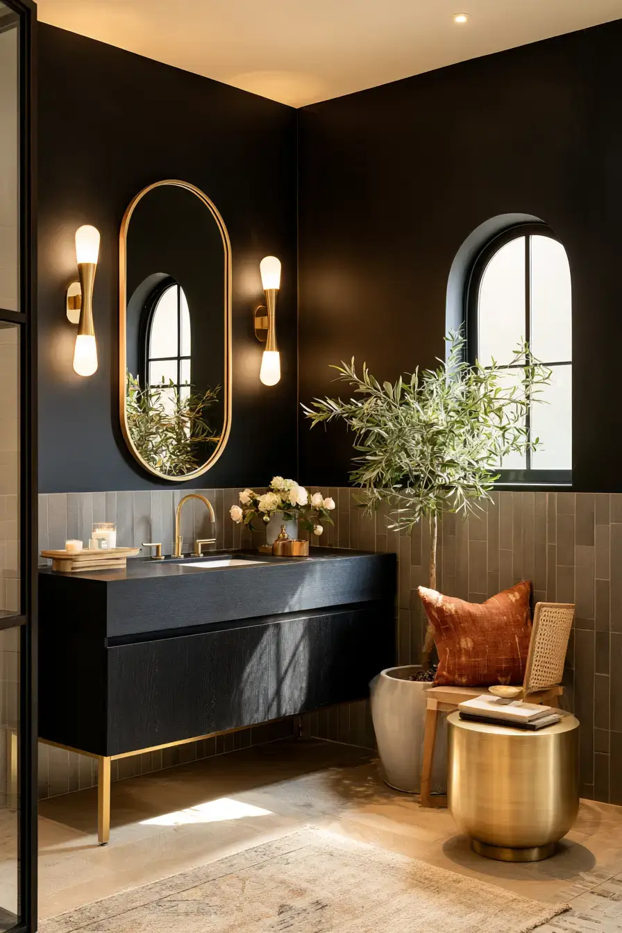 27 Luxe Moody Bathroom Ideas For A Polished Spa Inspired Space