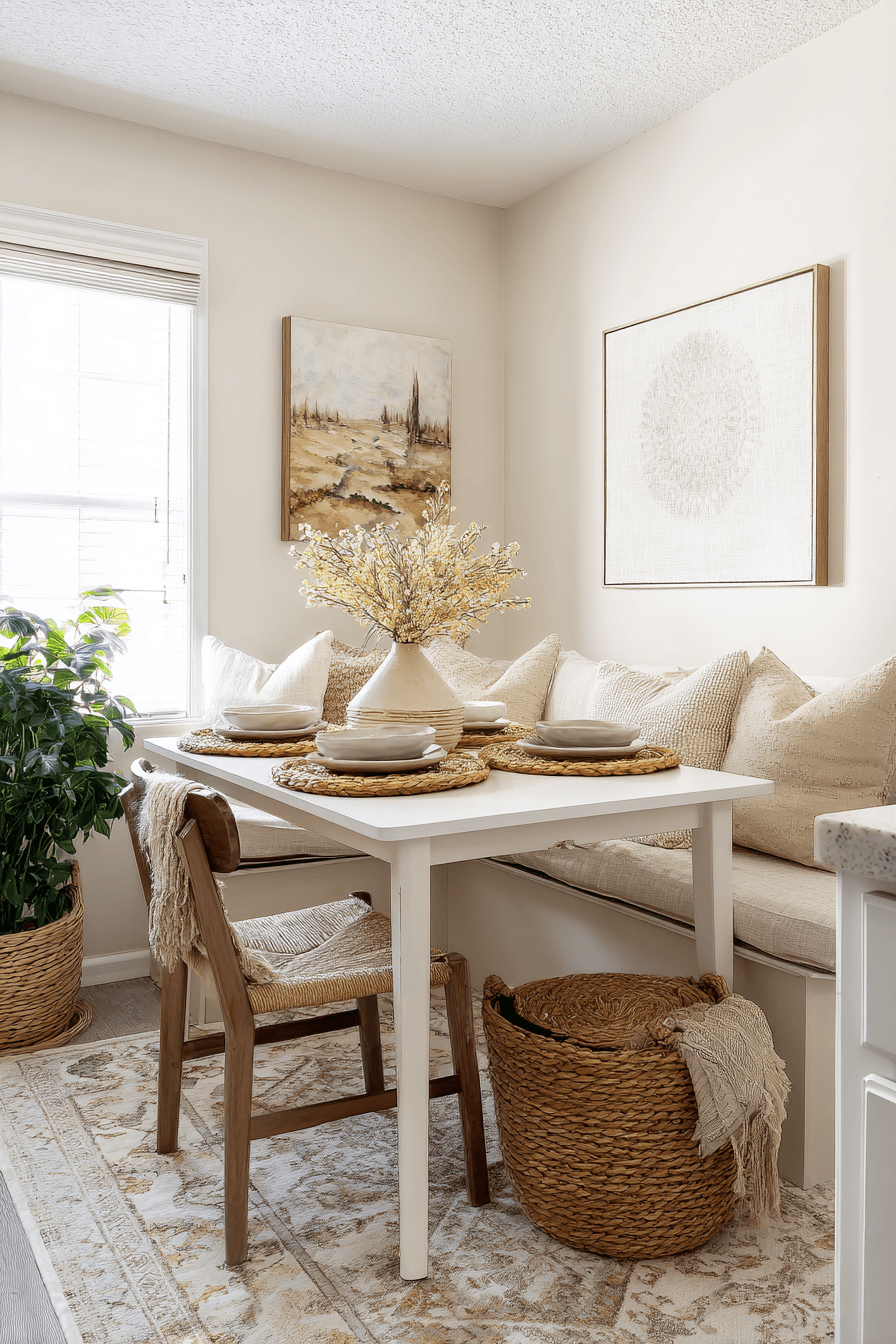 27 Small Corner Breakfast Nook Ideas