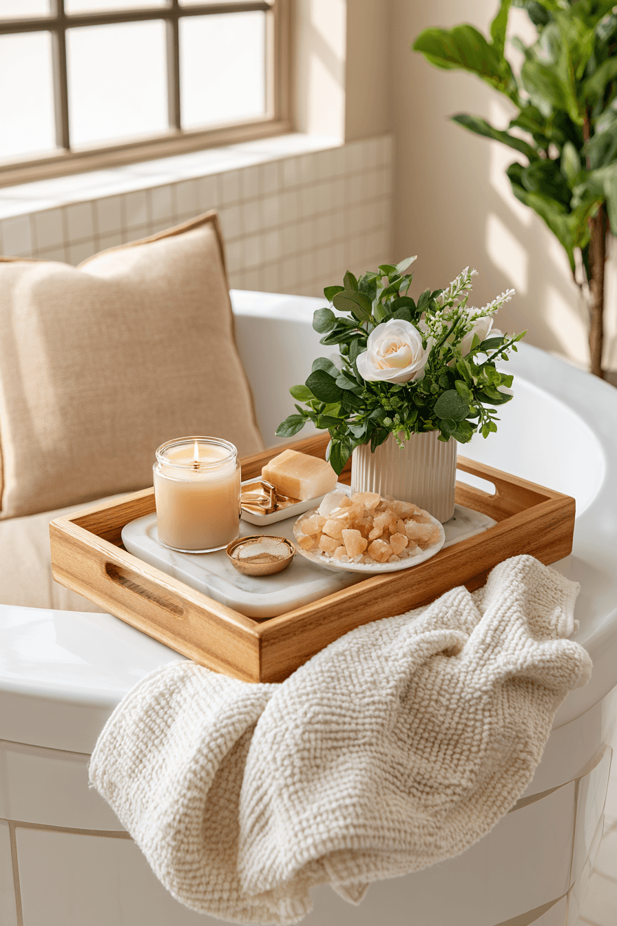 27 Stylish Bath Tub Decor Ideas for a Peaceful Home