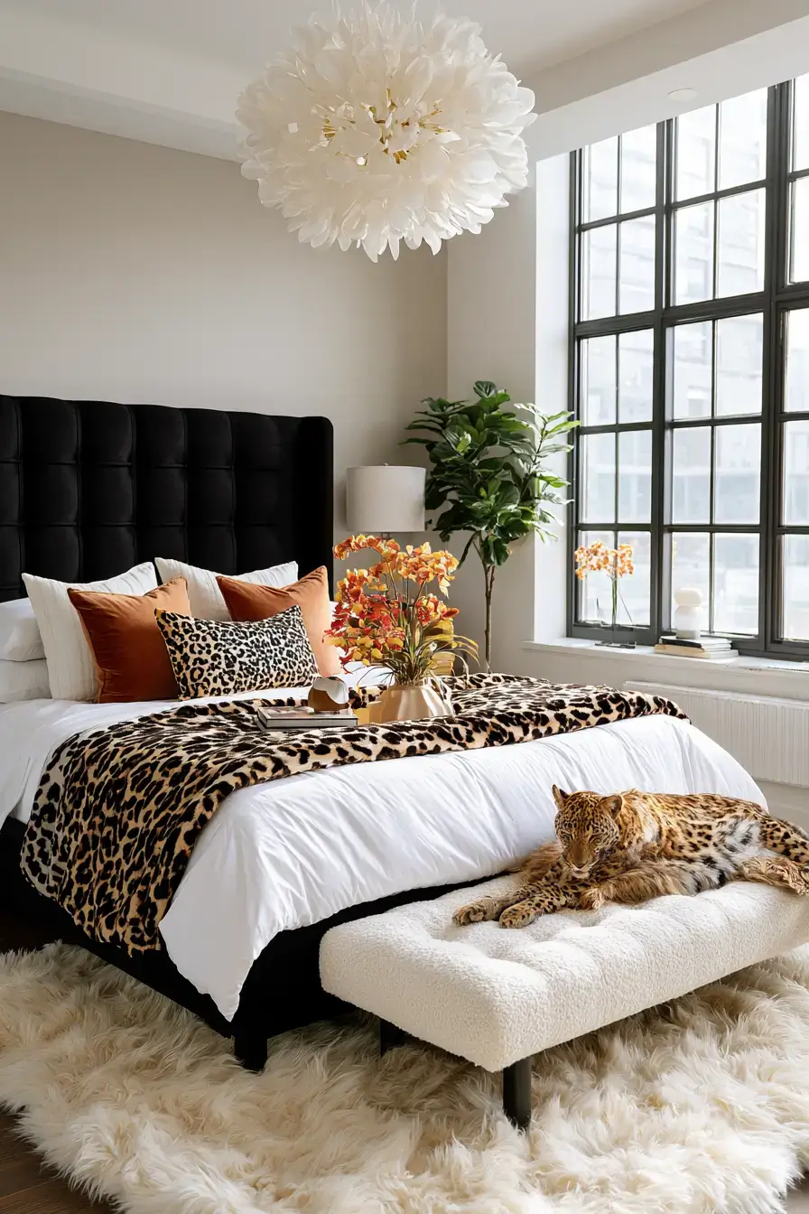 27 Glam Leopard Print Bedroom Ideas For A Fierce Pretty Space