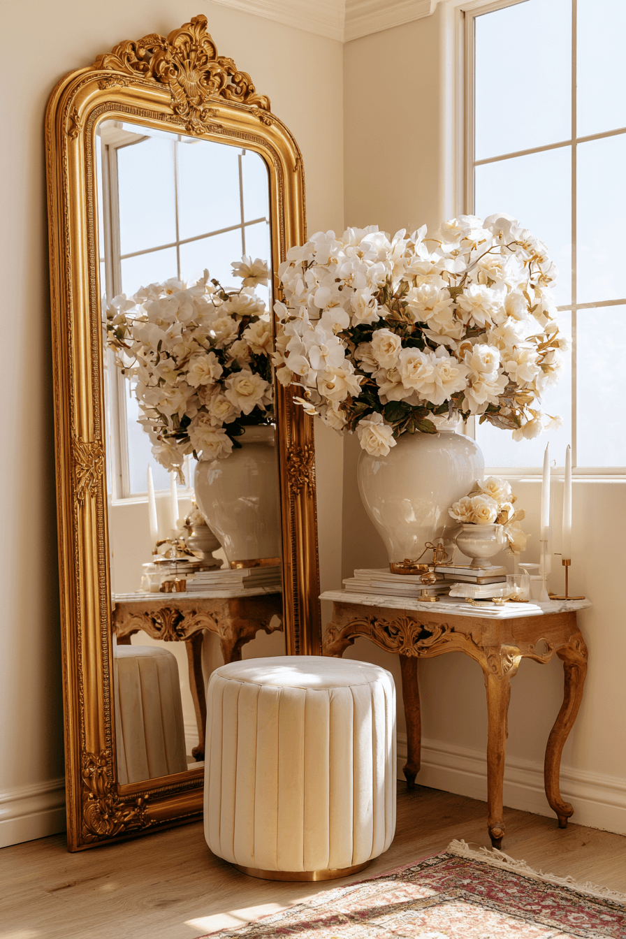27 Gorgeous Corner Mirror Decor Ideas for a Polished Home