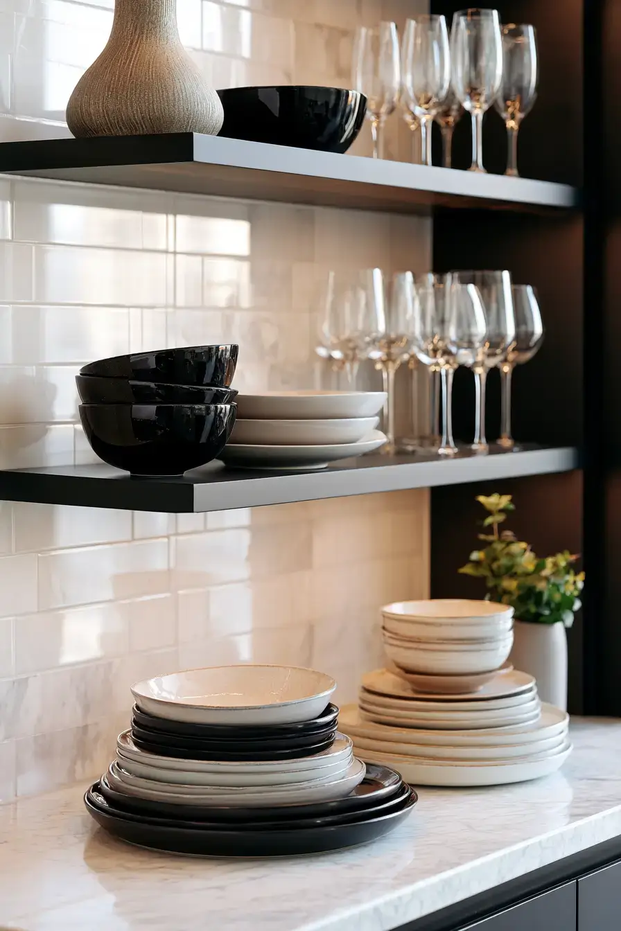 27 Cozy Kitchen Shelf Decor Ideas For A Warm Homey Look