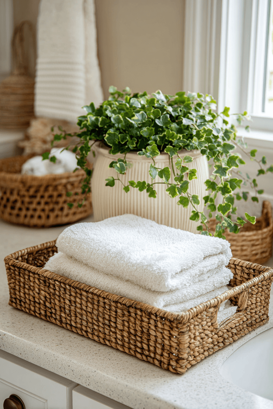 27 Cozy Bathroom Plant Decor Ideas