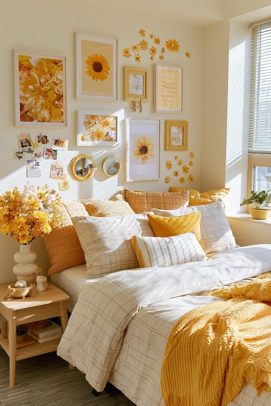 27 Sunny Yellow Dorm Room Ideas For Happy College Living