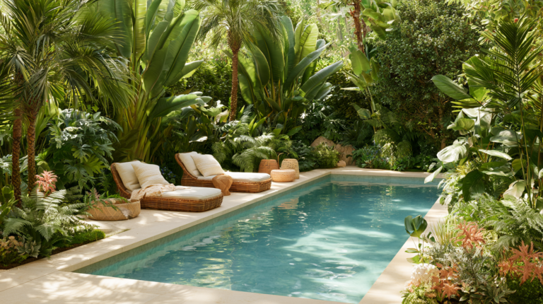 27 Cozy Natural Swimming Pool Designs for a Relaxing Garden Escape