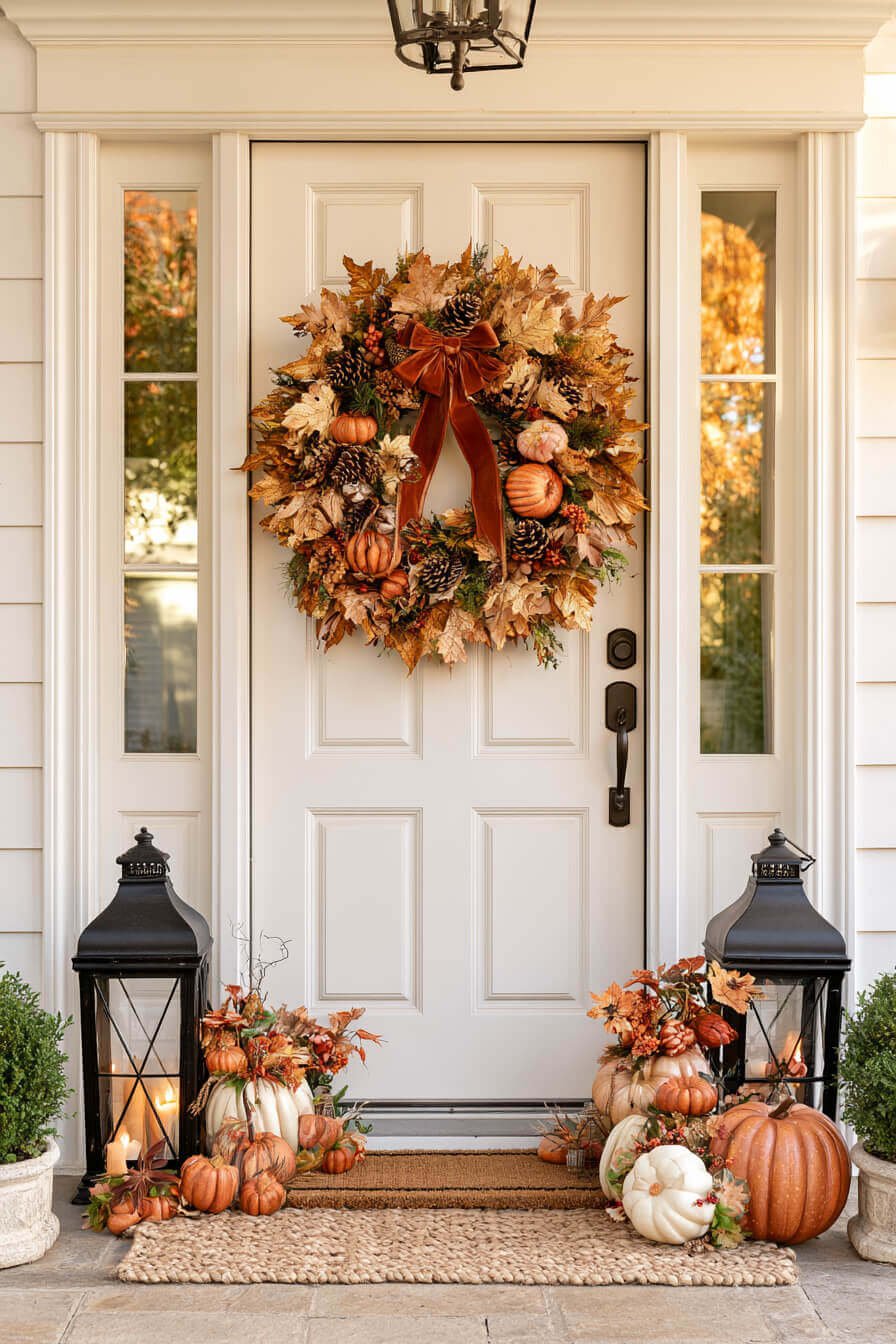 27 Affordable Thanksgiving Door Decorations