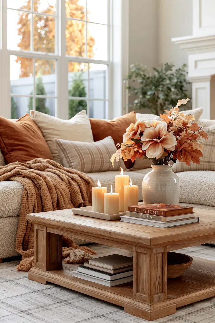 27 Cozy Fall Living Room Ideas For Warm Autumn Style