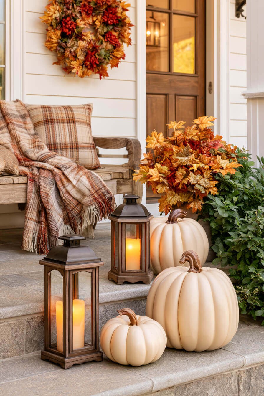 27 Creative Thanksgiving Porch Decor Inspirations