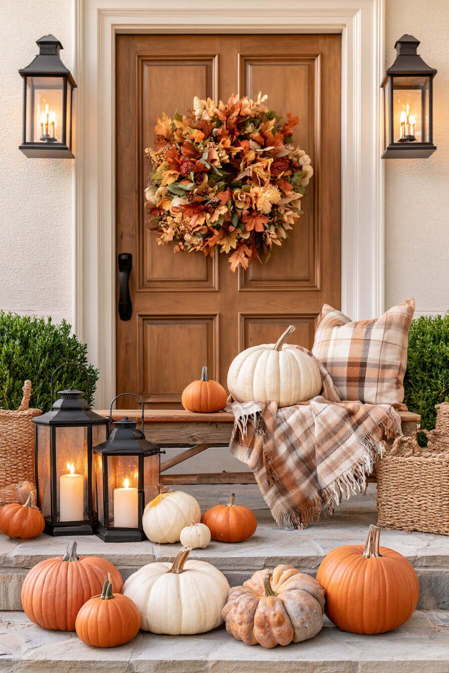 27 Beautiful Autumn Front Porch Decor Ideas