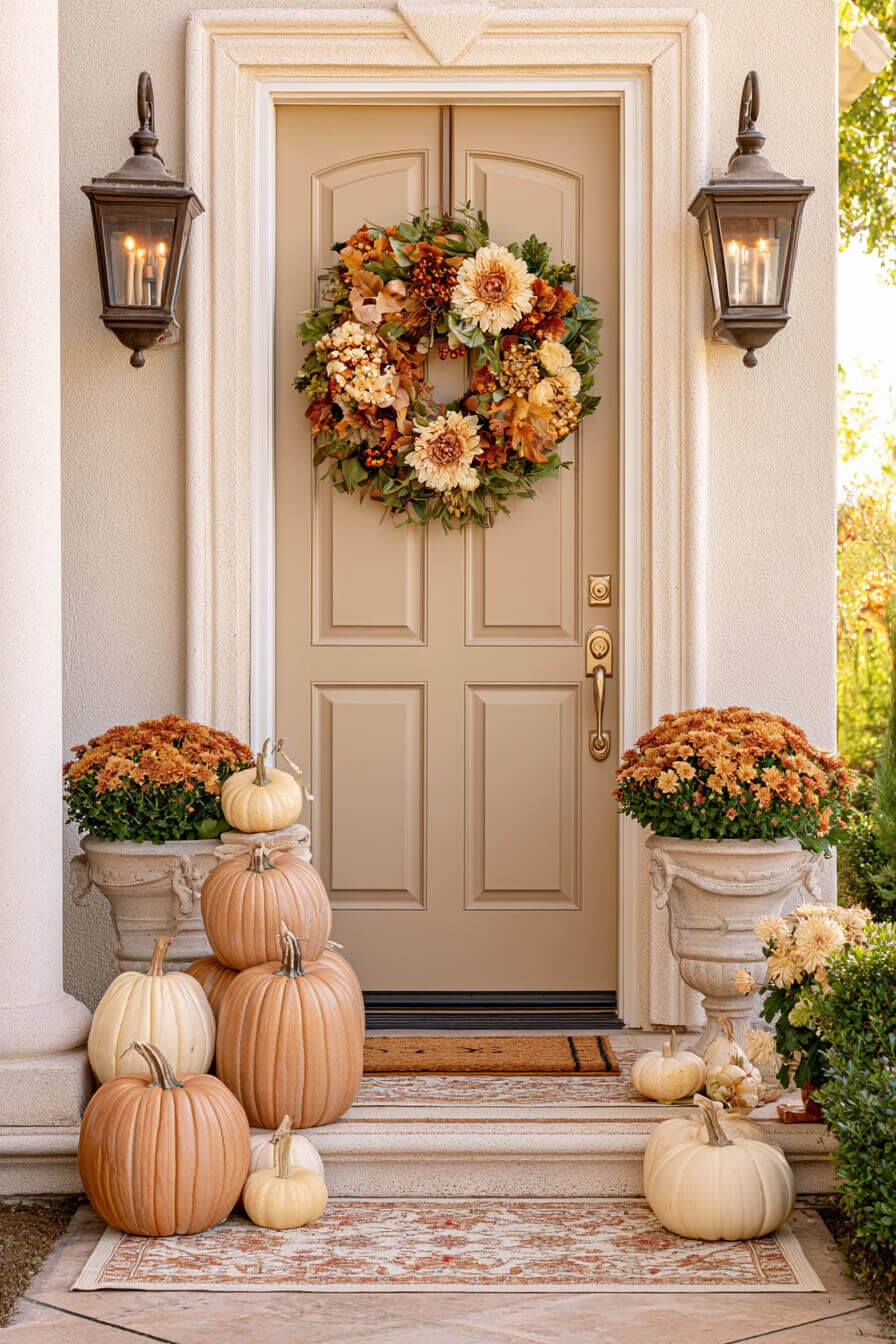 27 Creative Thanksgiving Porch Decor Inspirations