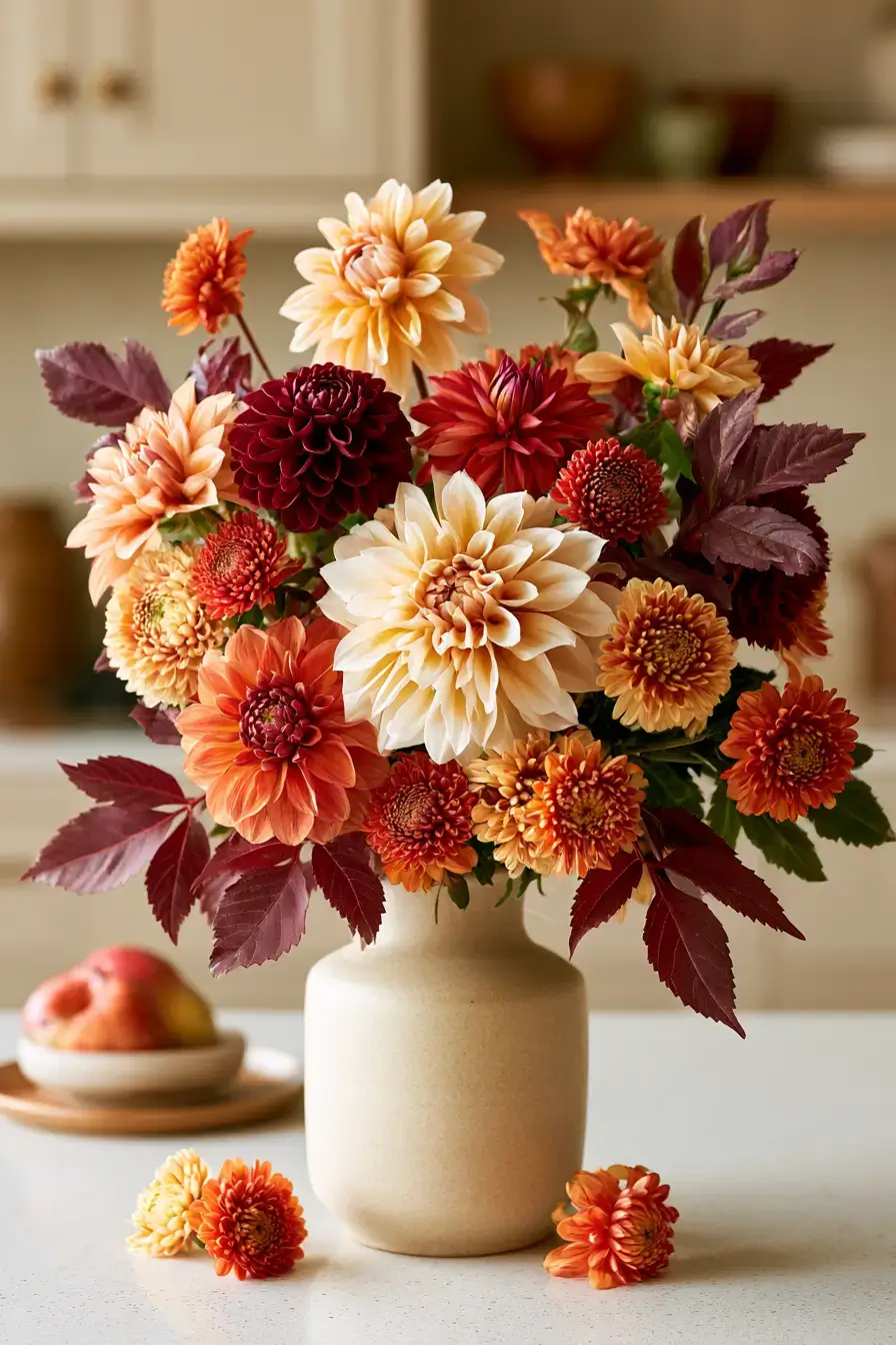 27 Fall Kitchen Island Decor Ideas For Cozy Seasonal Style