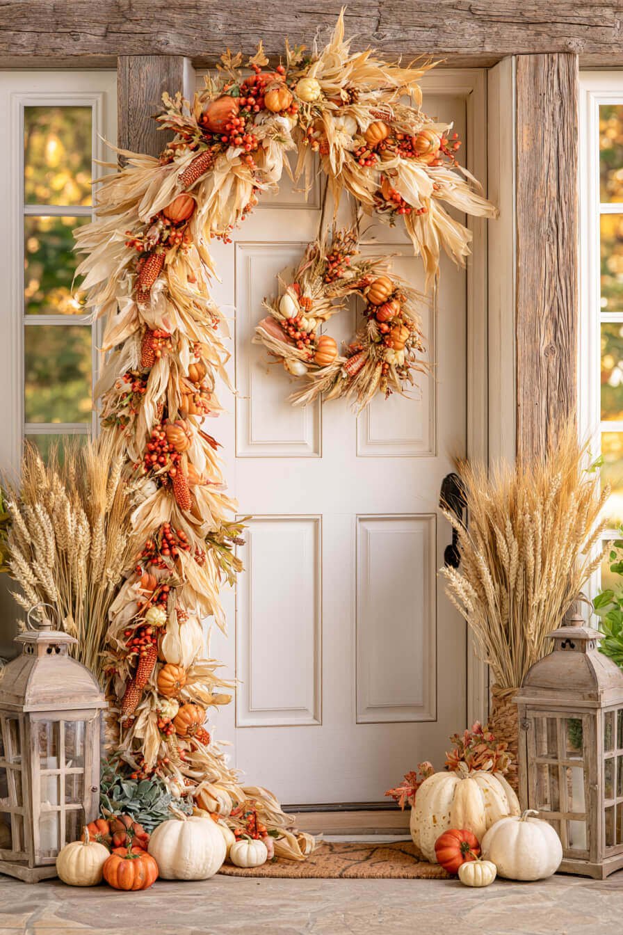 27 Affordable Thanksgiving Door Decorations