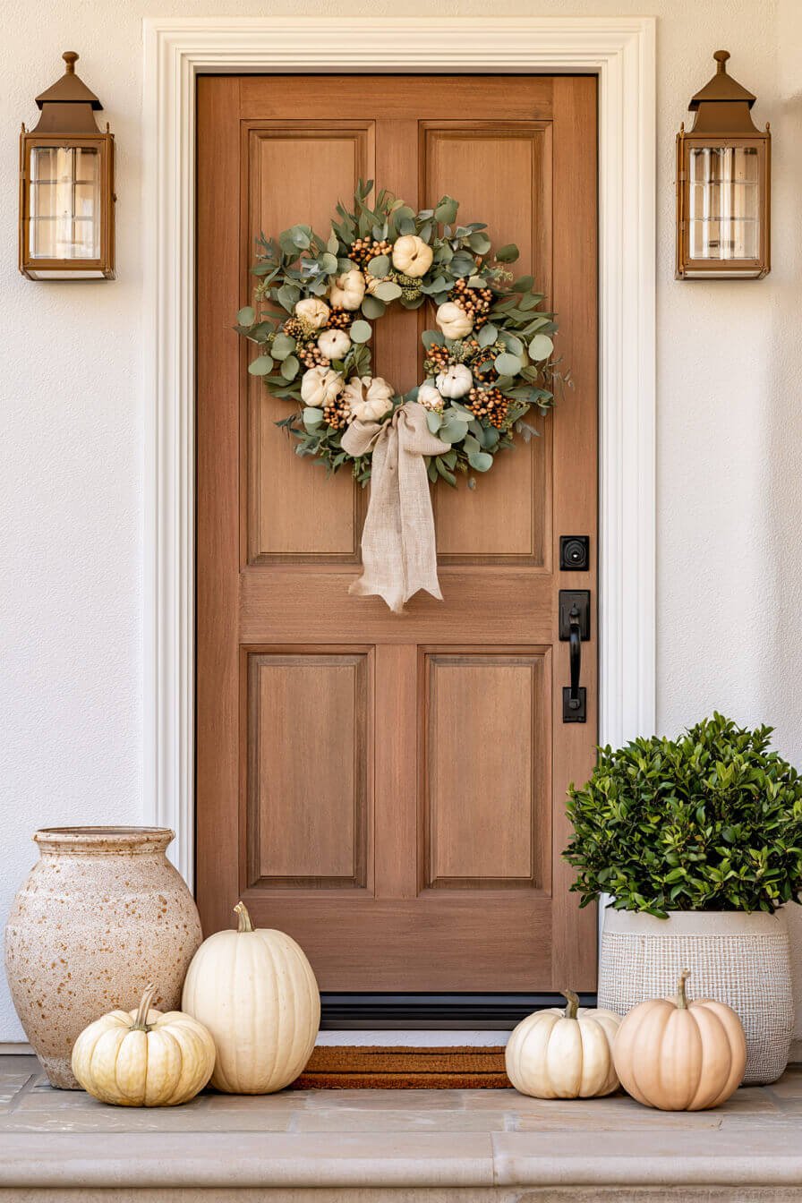 27 Modern Fall Wreaths For Stylish Homes