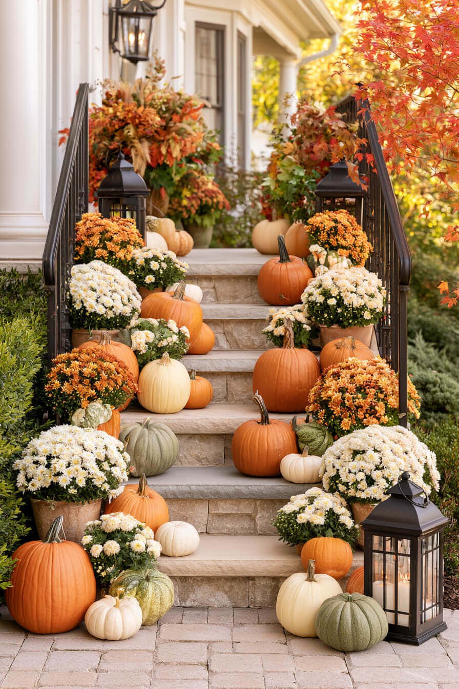 27 Beautiful Autumn Front Porch Decor Ideas