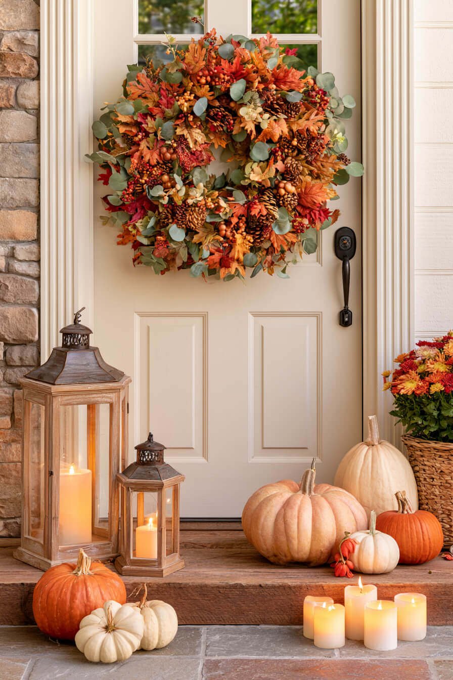 27 Creative Thanksgiving Porch Decor Inspirations