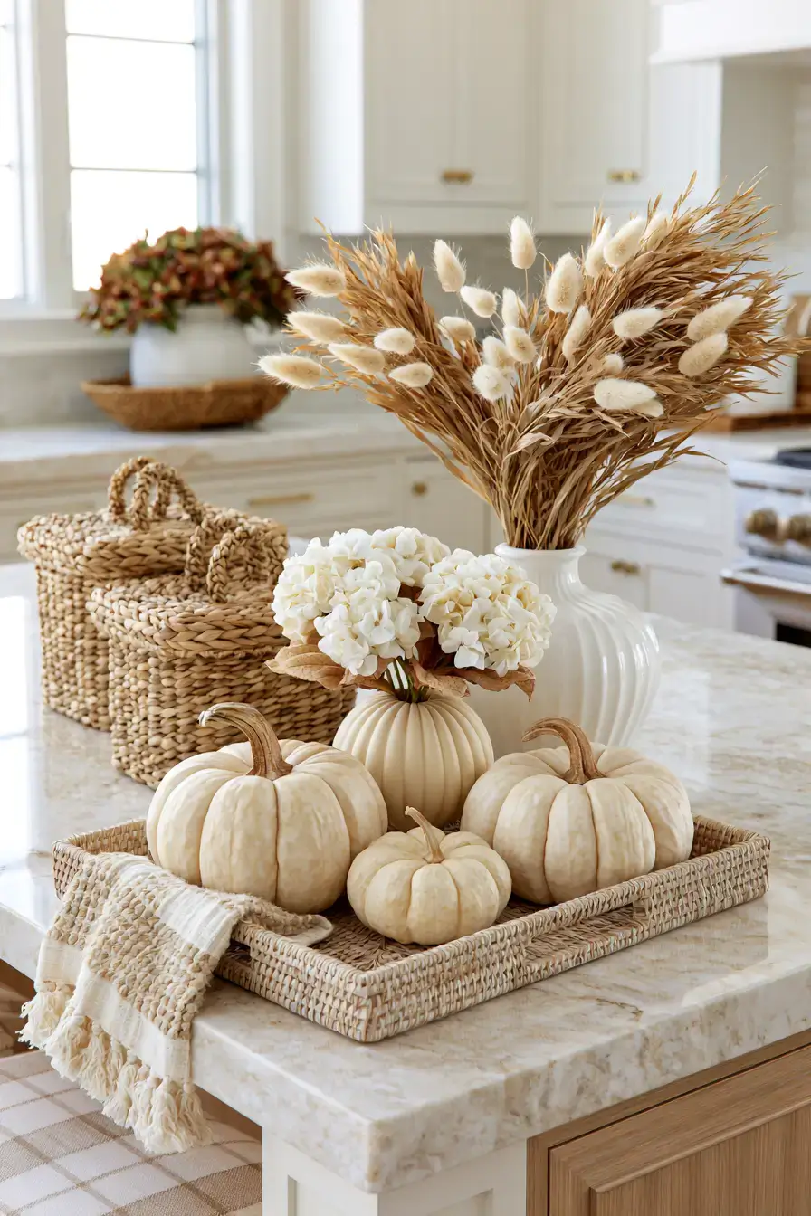 27 Fall Kitchen Island Decor Ideas For Cozy Seasonal Style