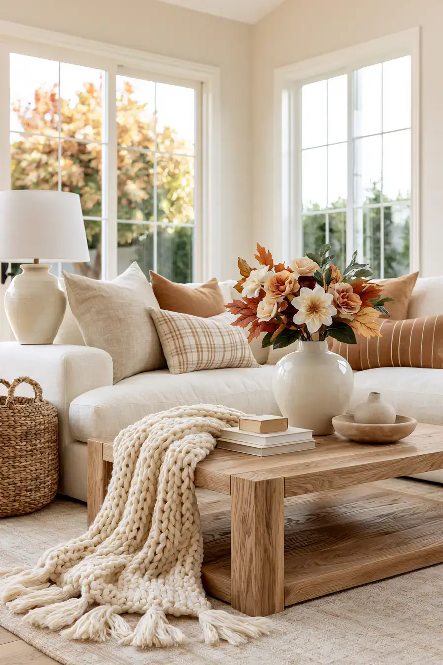 27 Cozy Fall Living Room Ideas For Warm Autumn Style