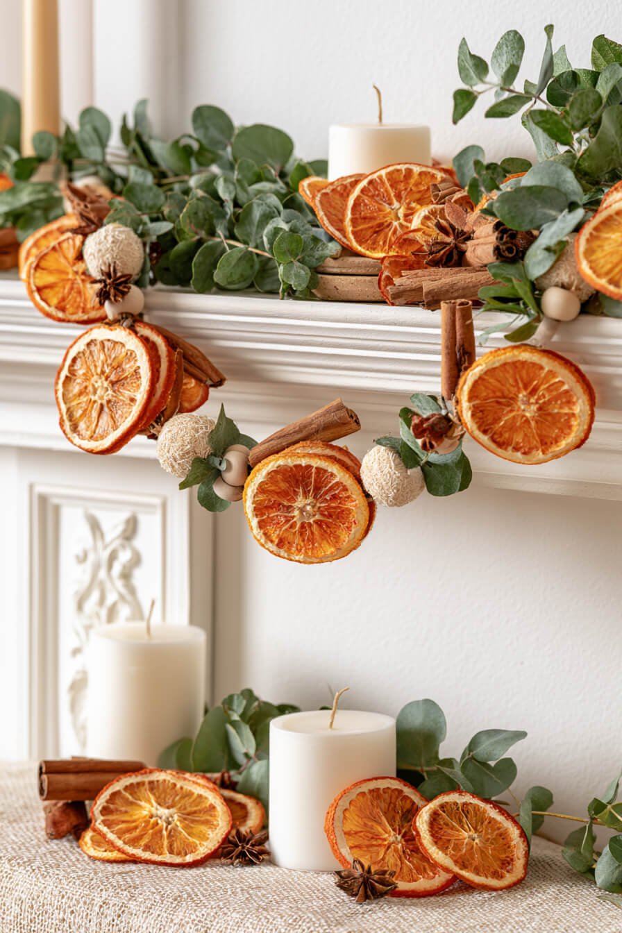 27 Cozy Fall Garland Mantel Ideas