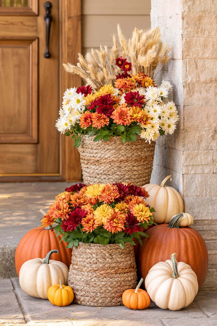 27 Beautiful Autumn Front Porch Decor Ideas