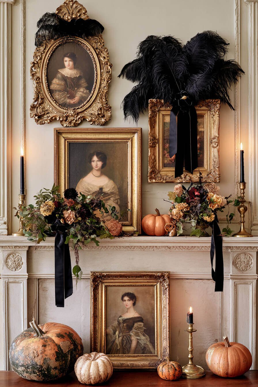 27 Enchanting Vintage Halloween Decorating Ideas