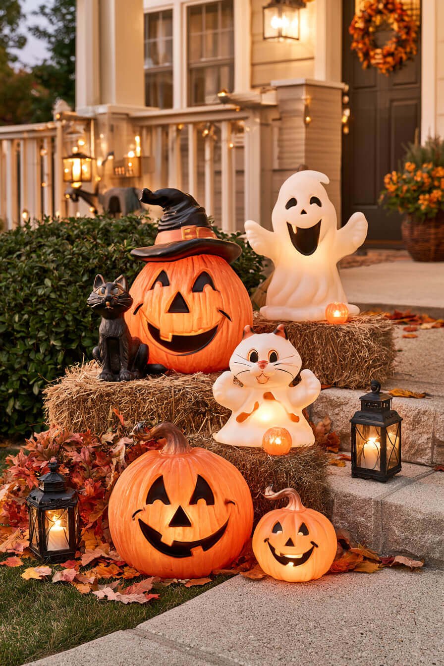 27 Enchanting Vintage Halloween Decorating Ideas