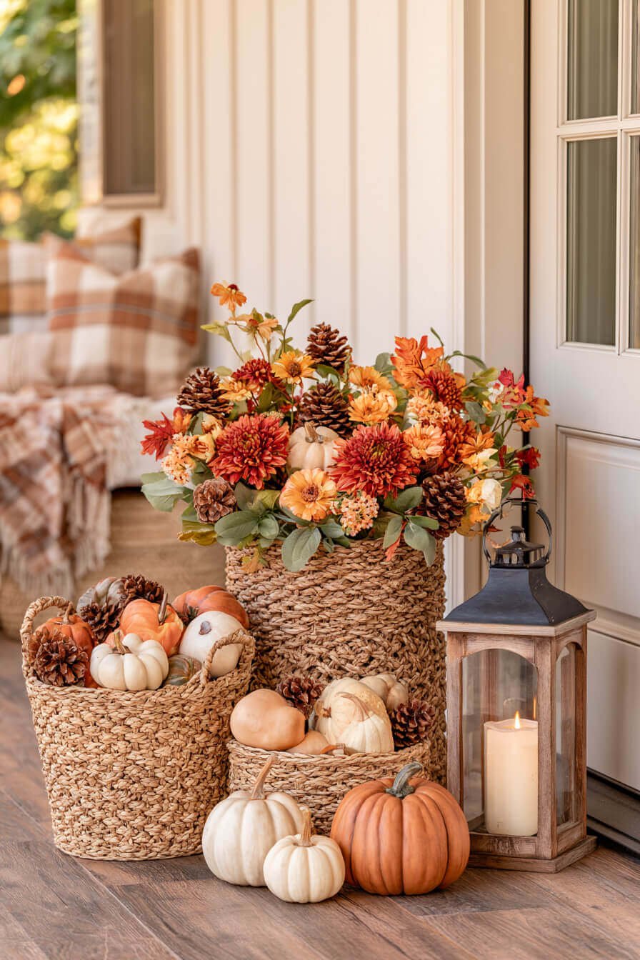 27 Creative Thanksgiving Porch Decor Inspirations