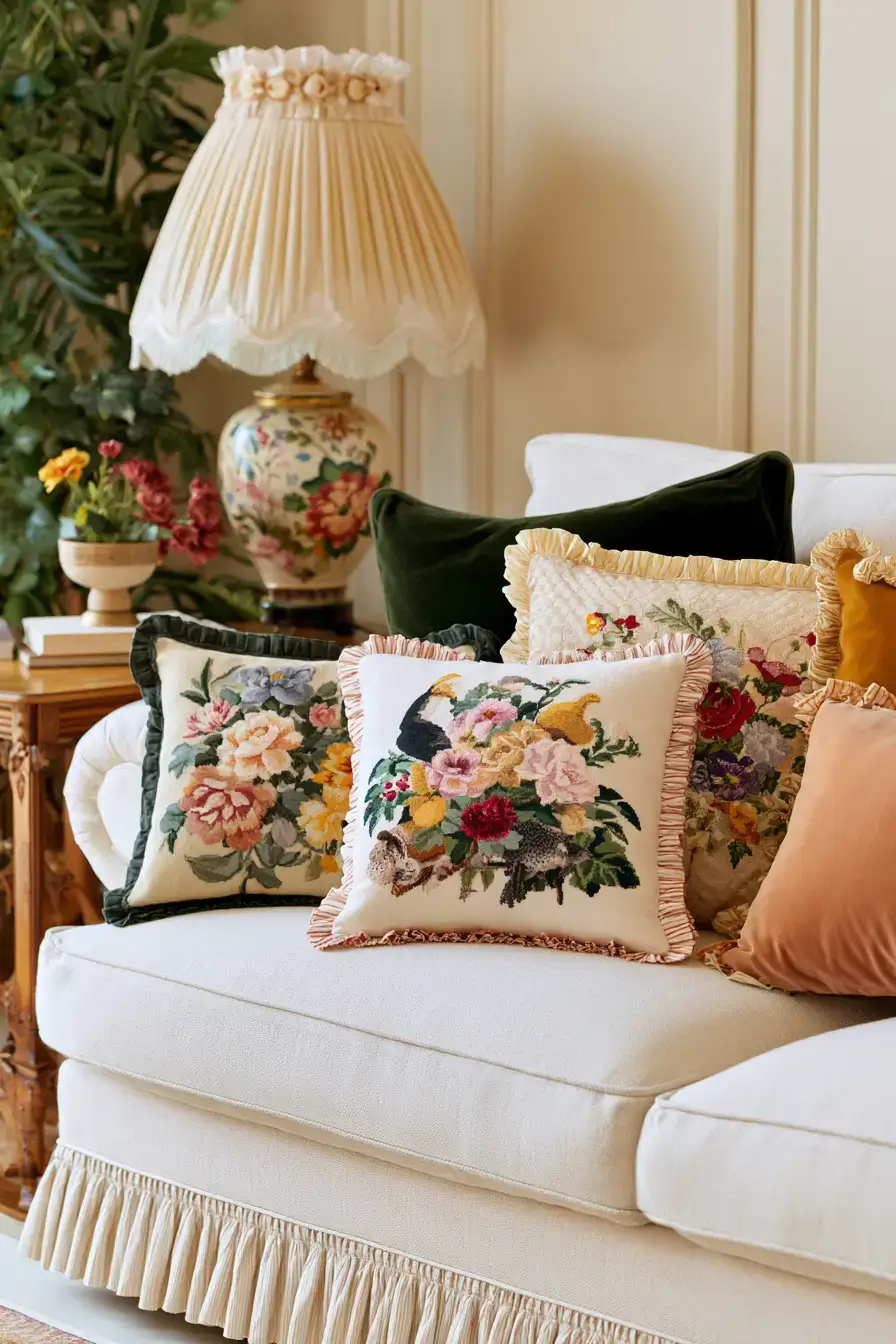 27 Beautiful Grandmillennial Living Rooms