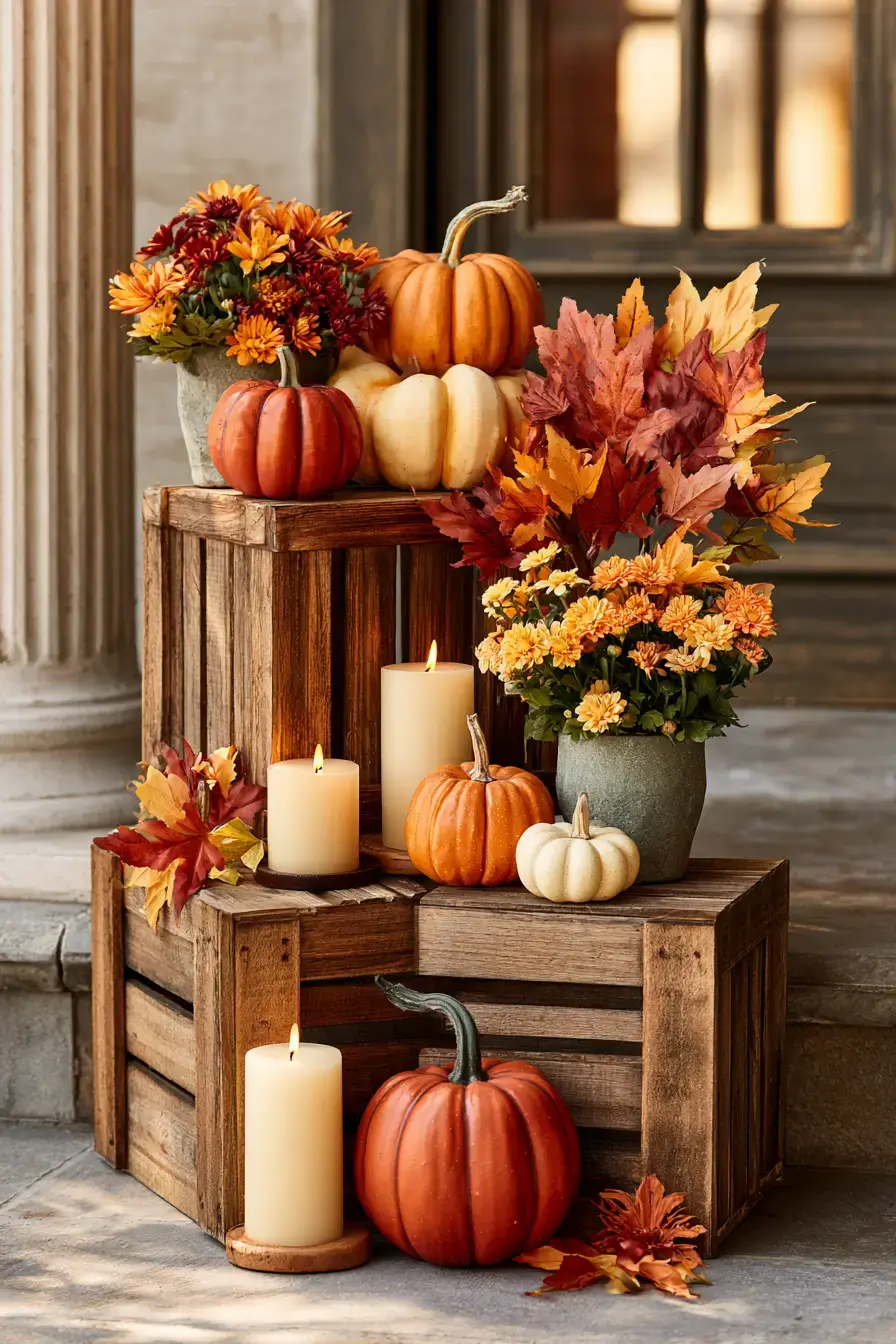 27 Cozy Harvest Porch Decor