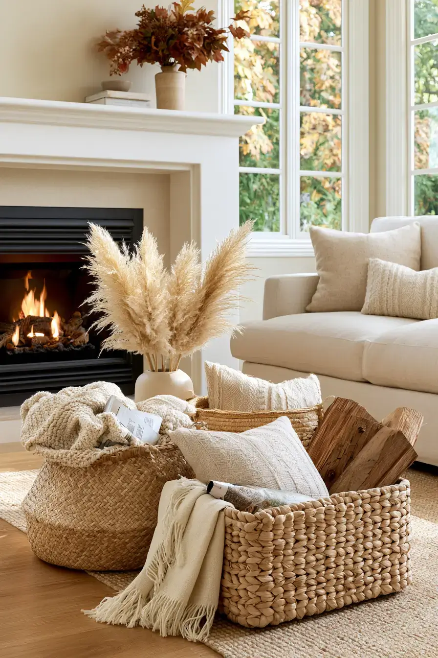 27 Cozy Fall Living Room Ideas For Warm Autumn Style