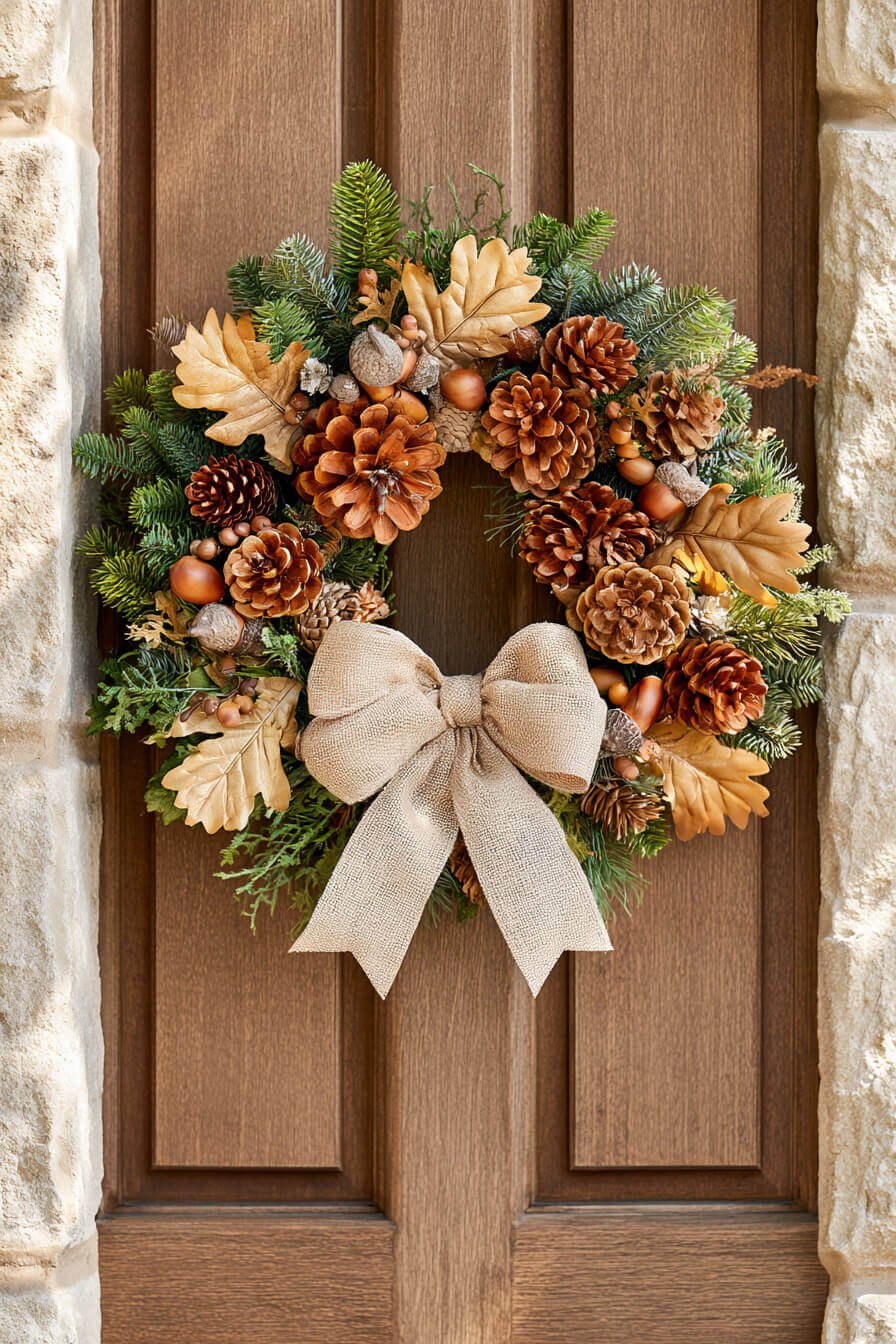 27 Modern Fall Wreaths For Stylish Homes