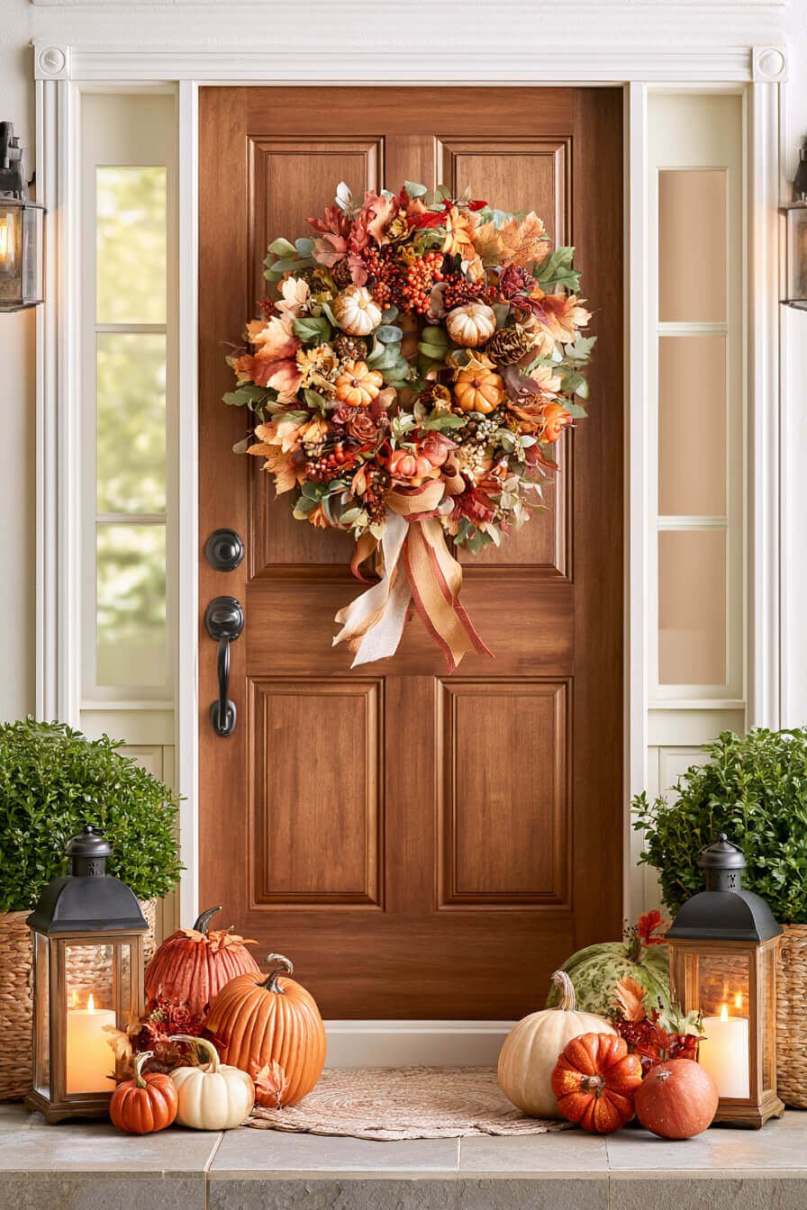 27 Beautiful Autumn Front Porch Decor Ideas