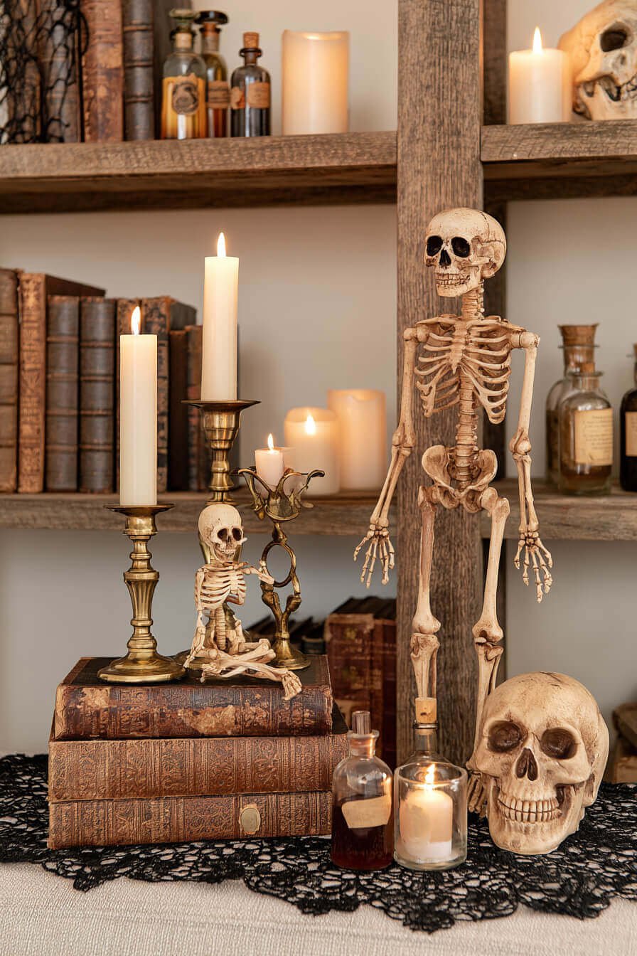 27 Enchanting Vintage Halloween Decorating Ideas