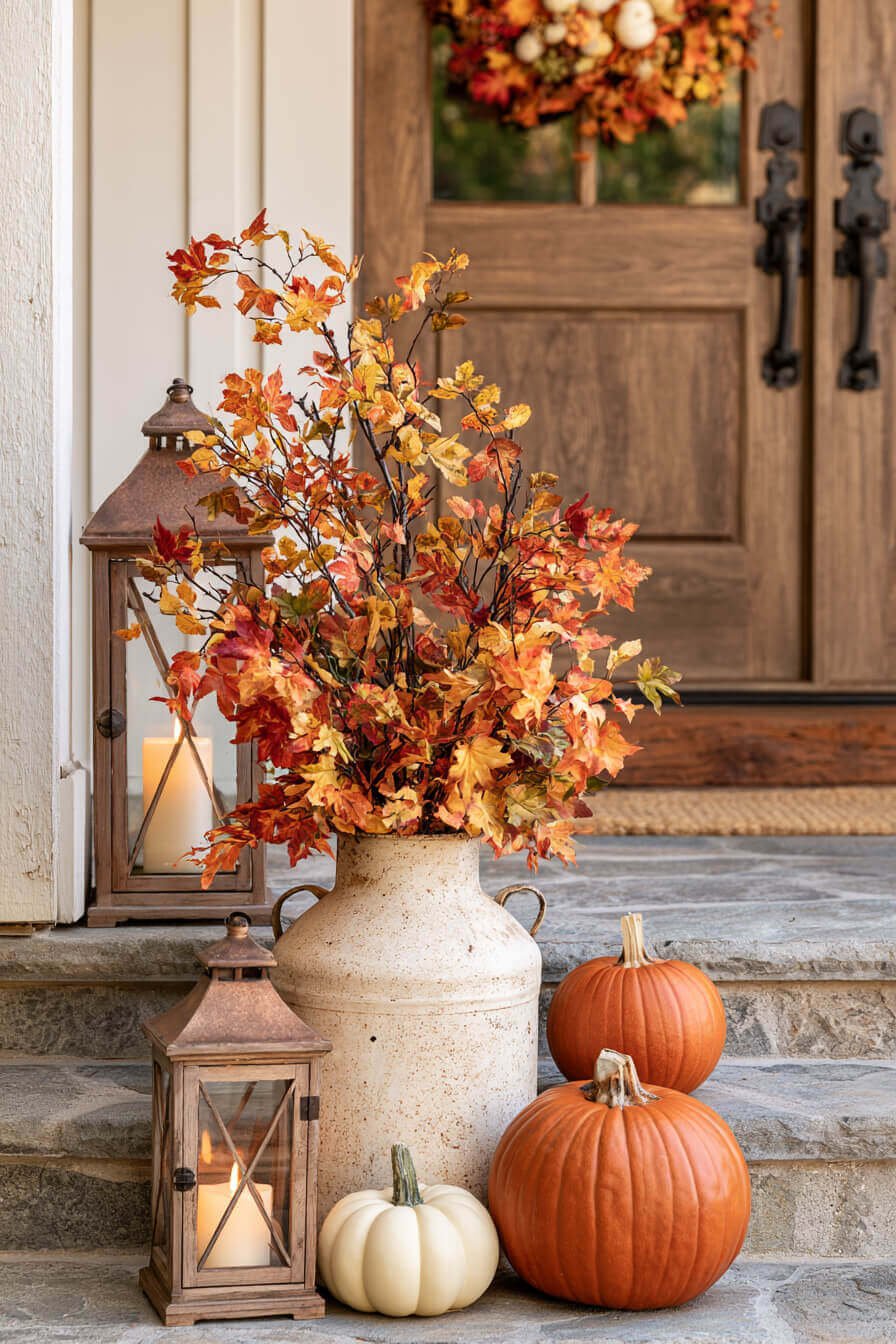 27 Creative Thanksgiving Porch Decor Inspirations
