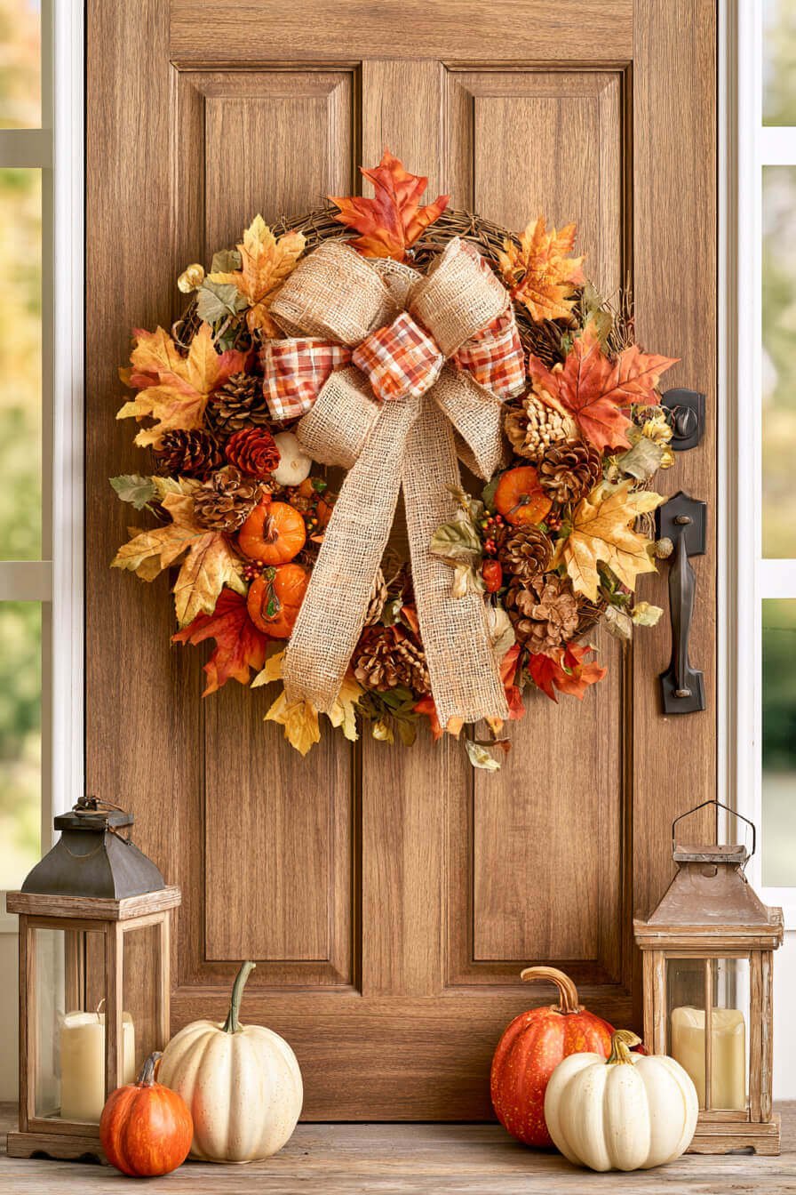 27 Affordable Thanksgiving Door Decorations