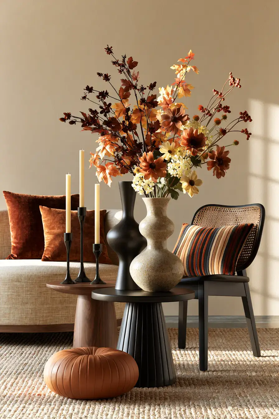27 Cozy Fall Living Room Ideas For Warm Autumn Style