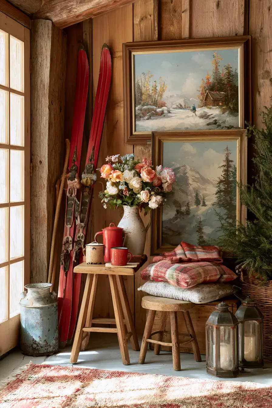 27 Vintage Small Cabin Interiors