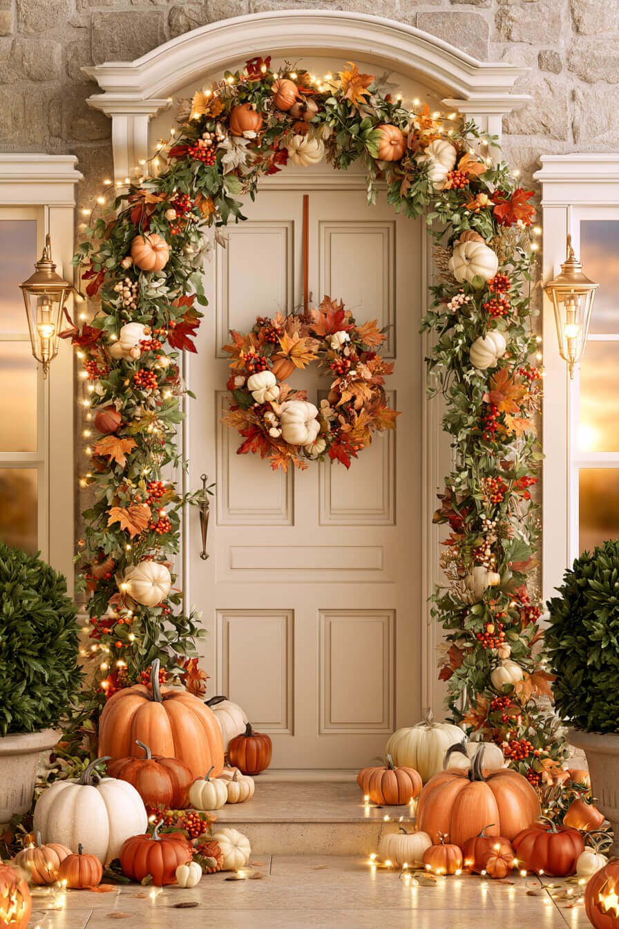 27 Affordable Thanksgiving Door Decorations