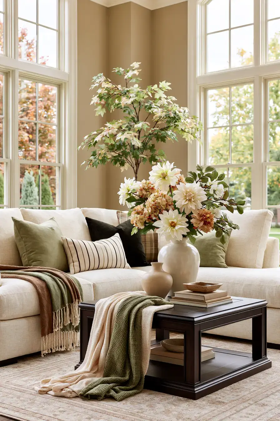 27 Cozy Fall Living Room Ideas For Warm Autumn Style
