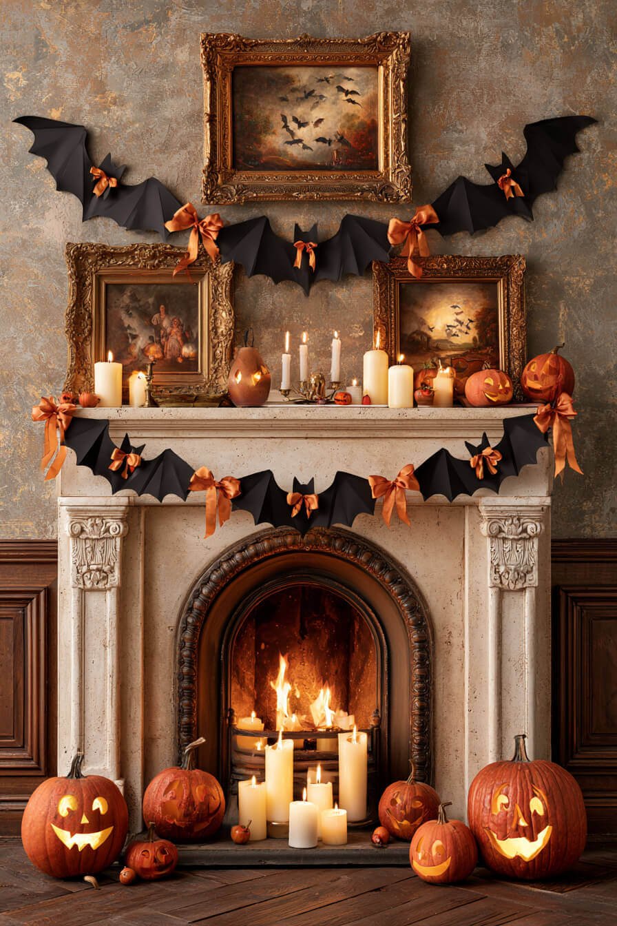27 Enchanting Vintage Halloween Decorating Ideas