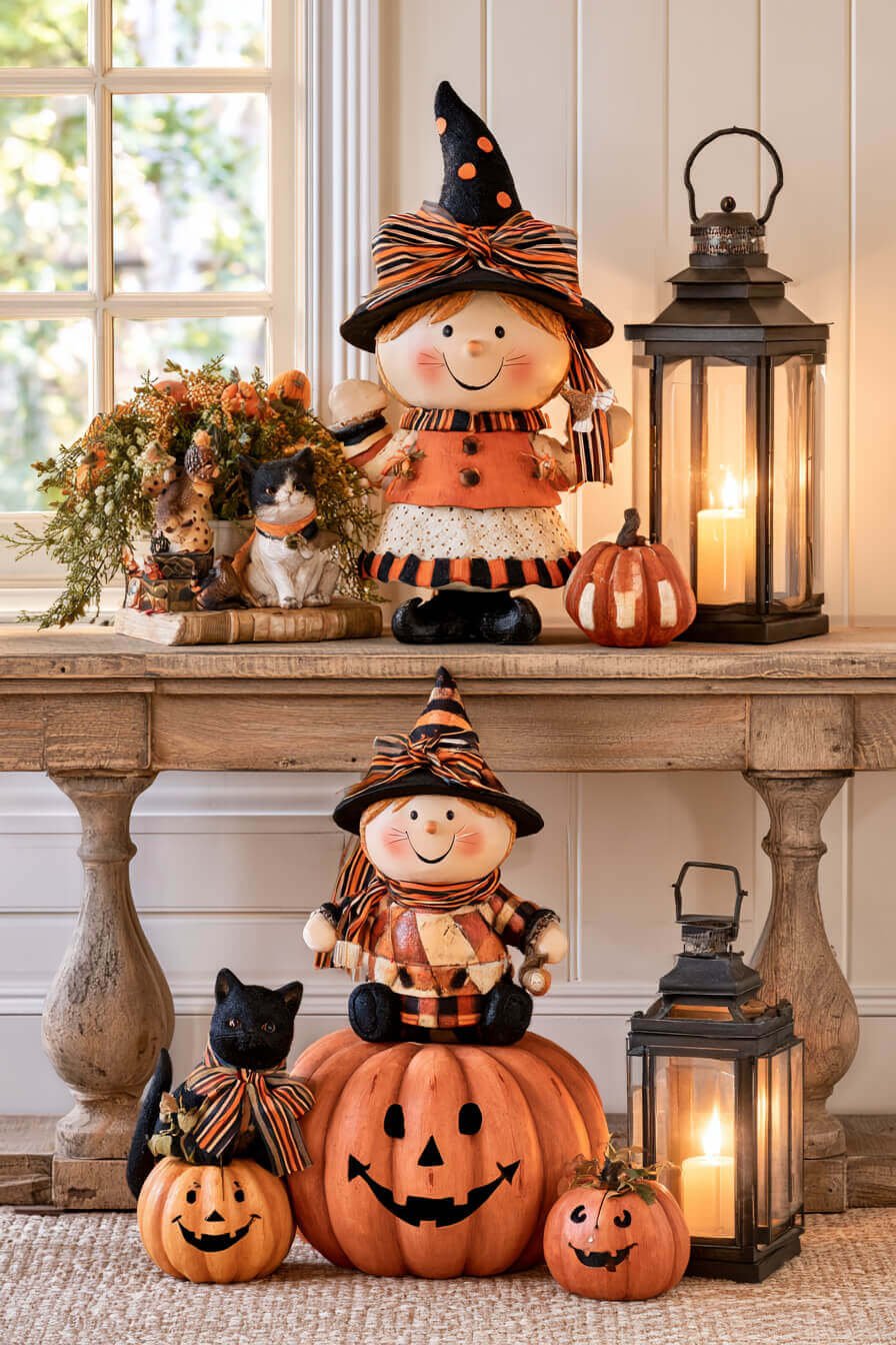 27 Enchanting Vintage Halloween Decorating Ideas
