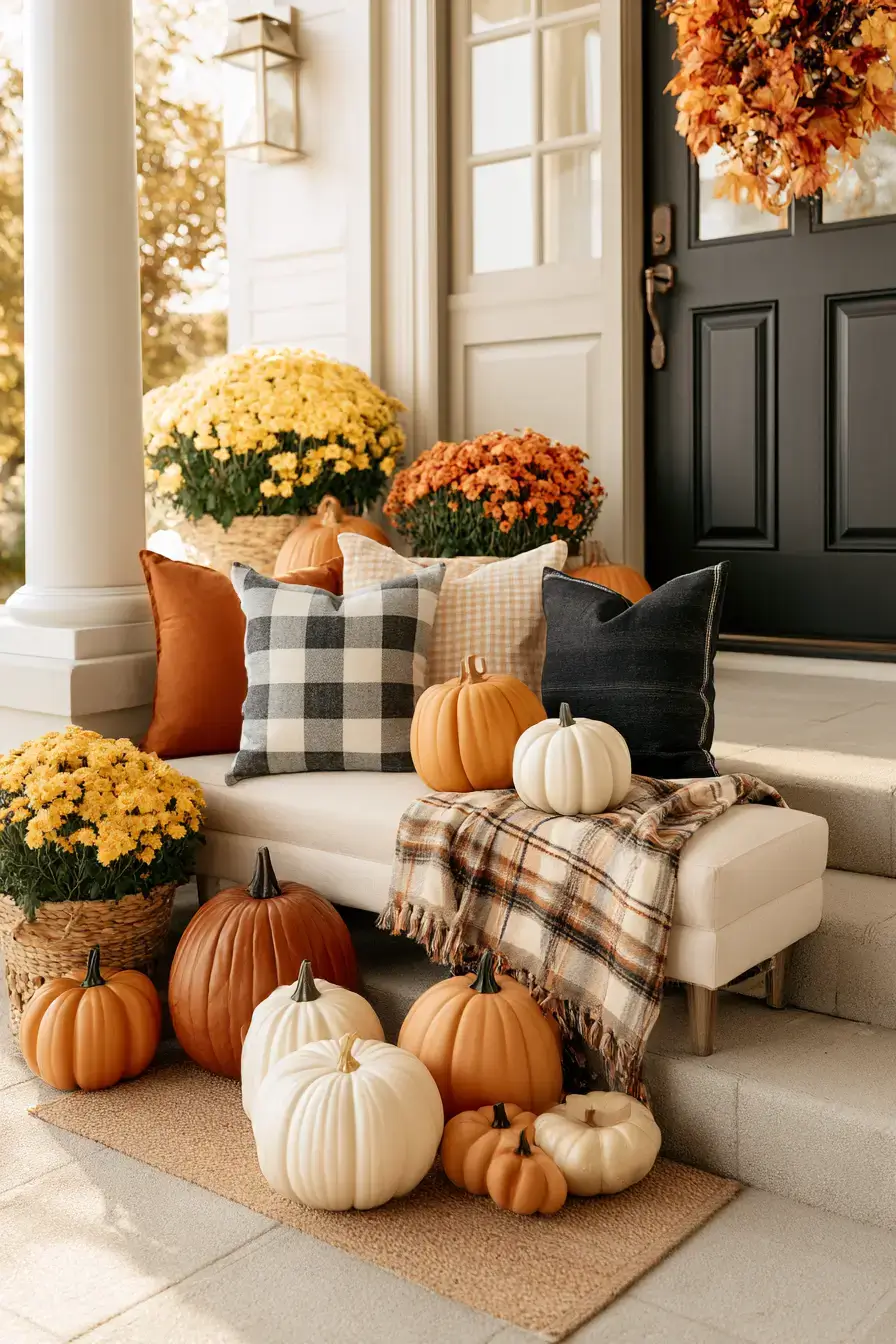 27 Cozy Harvest Porch Decor