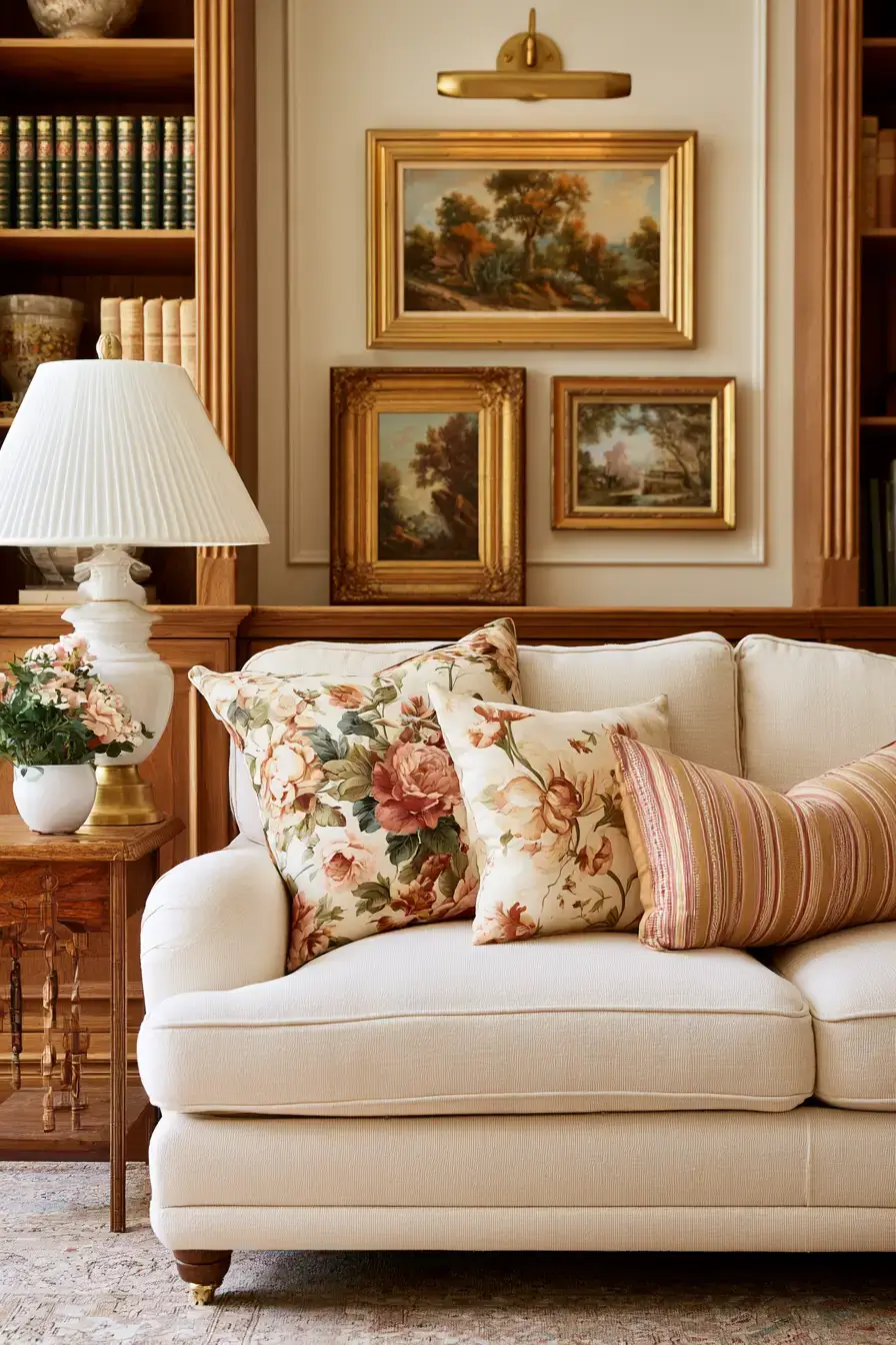 27 Beautiful Grandmillennial Living Rooms