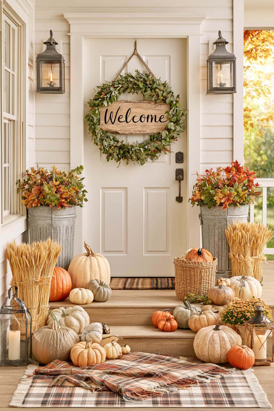 27 Affordable Thanksgiving Door Decorations