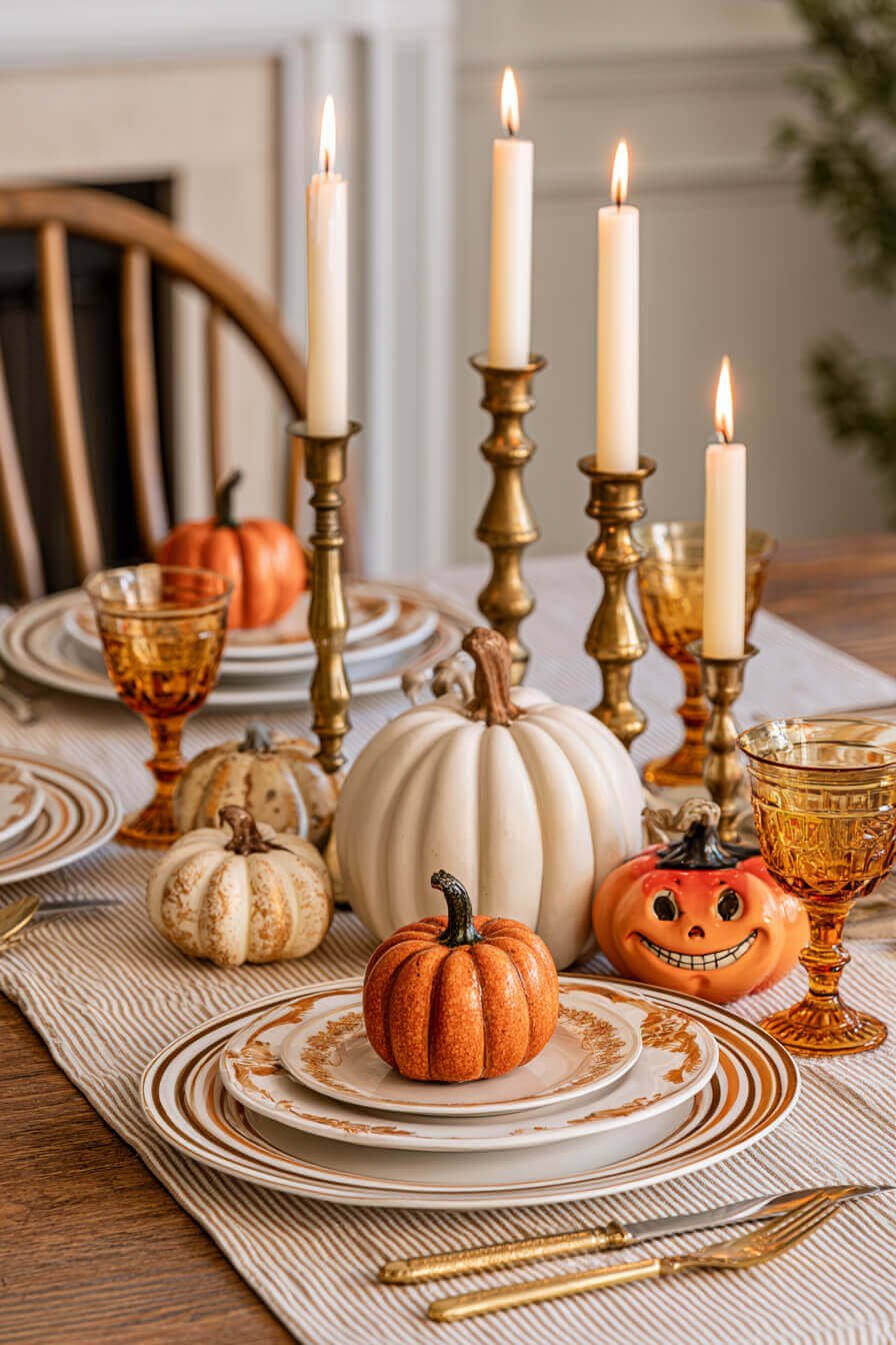 27 Enchanting Vintage Halloween Decorating Ideas