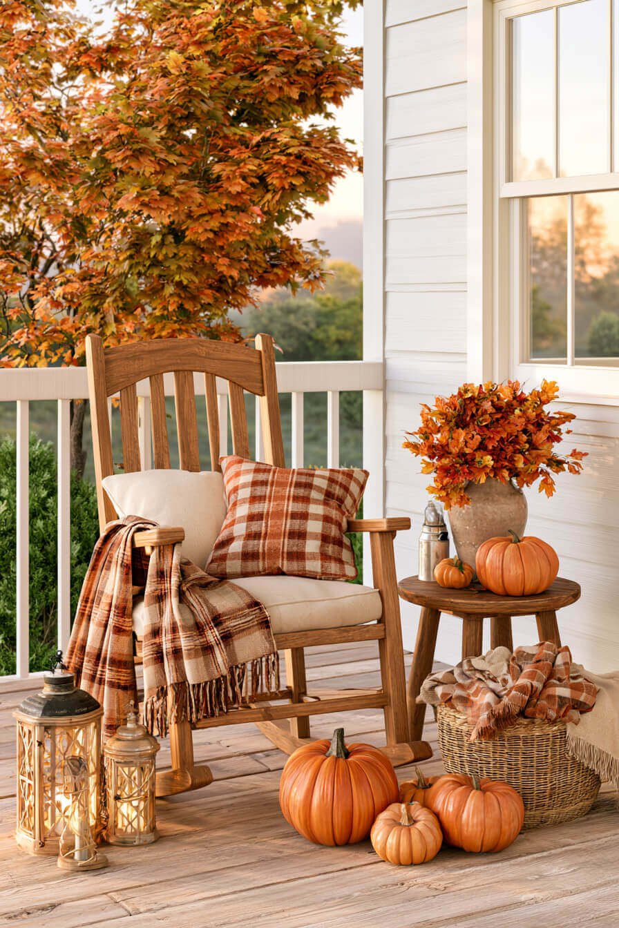 27 Beautiful Autumn Front Porch Decor Ideas