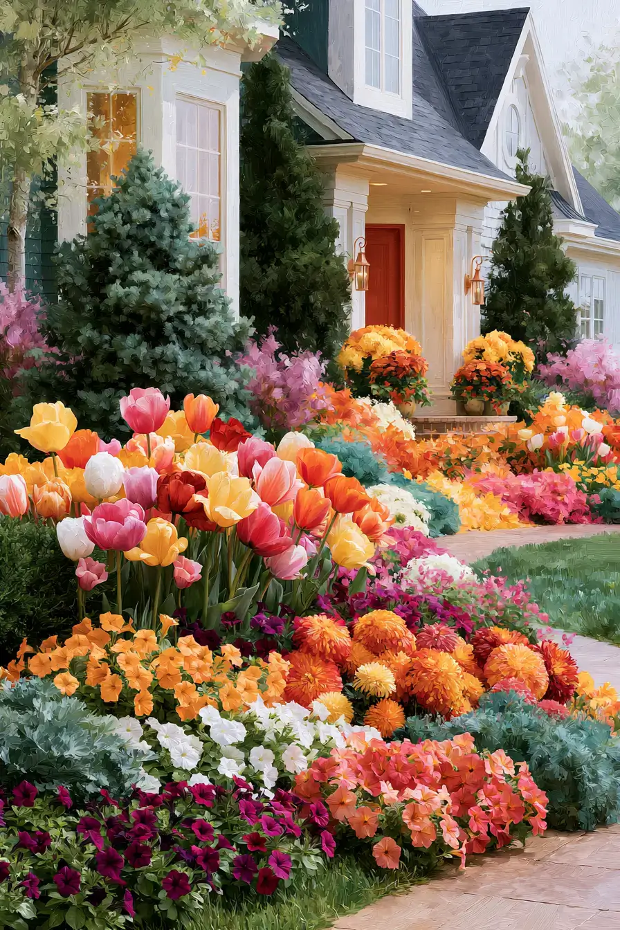 27 Beautiful Front Garden Ideas For Charming Curb Appeal