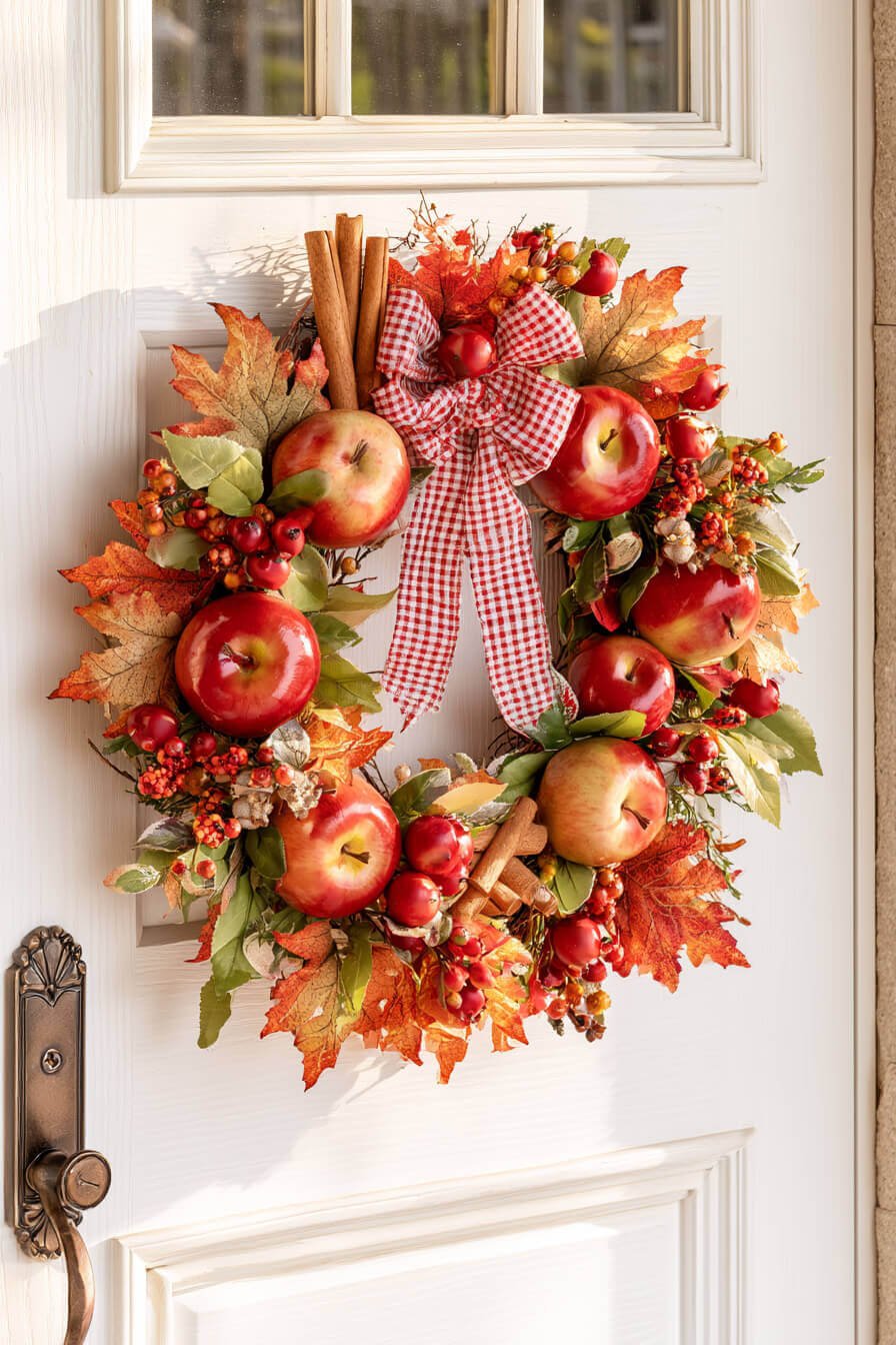 27 Modern Fall Wreaths For Stylish Homes